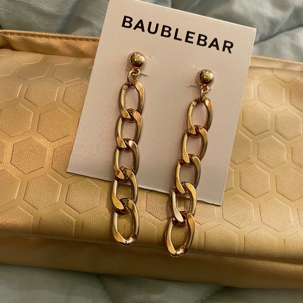 Gold plated earrings